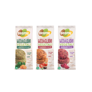 MULTIPACK MISTO: 1 pack Carote e Spinaci, 1 pack Pomodori e Olive, 1 pack Barbabietola