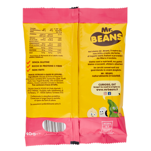 MR.BEANS - SNACK DI LEGUMI - GUSTO CURCUMA E ZENZERO - 40g