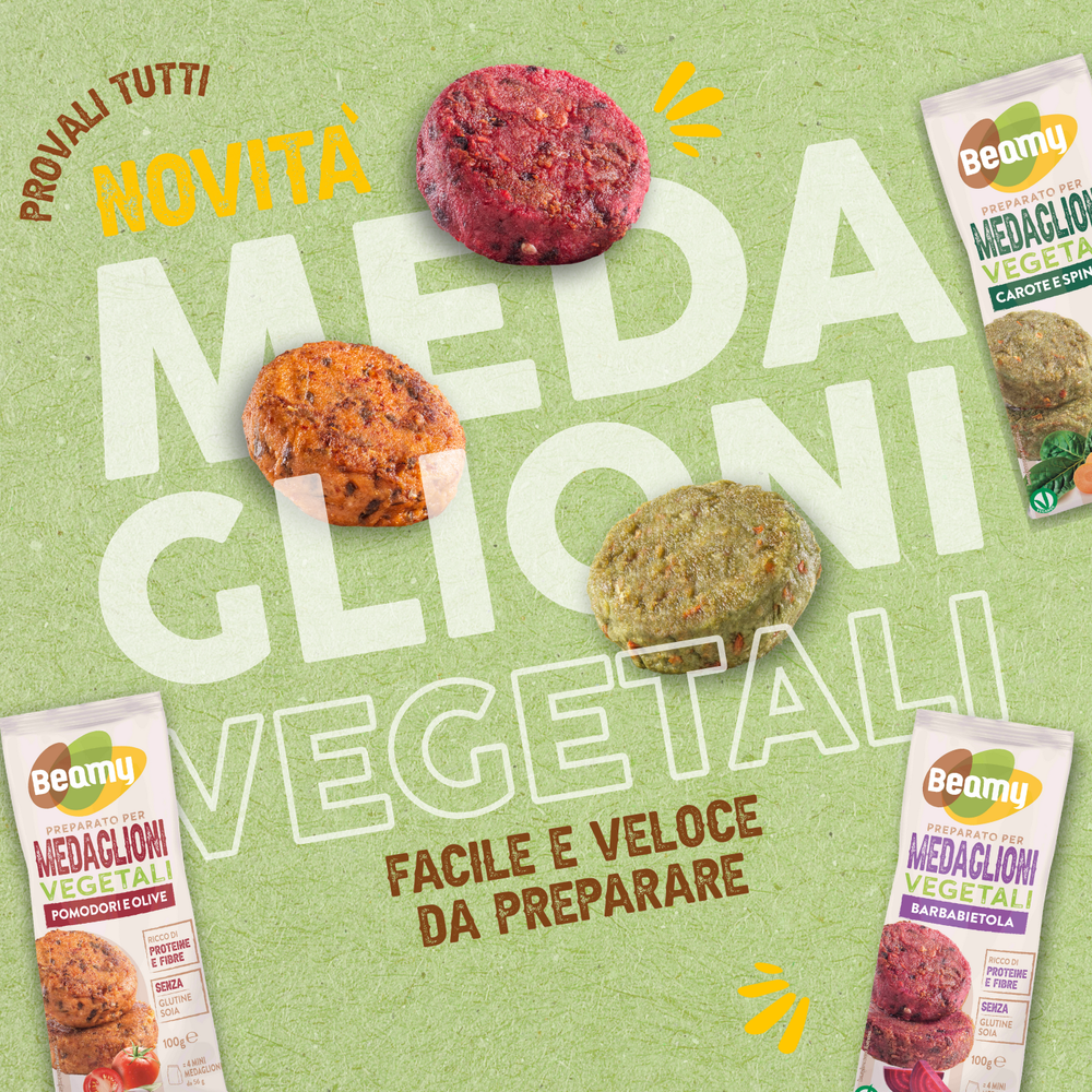 MULTIPACK MISTO: 1 pack Carote e Spinaci, 1 pack Pomodori e Olive, 1 pack Barbabietola