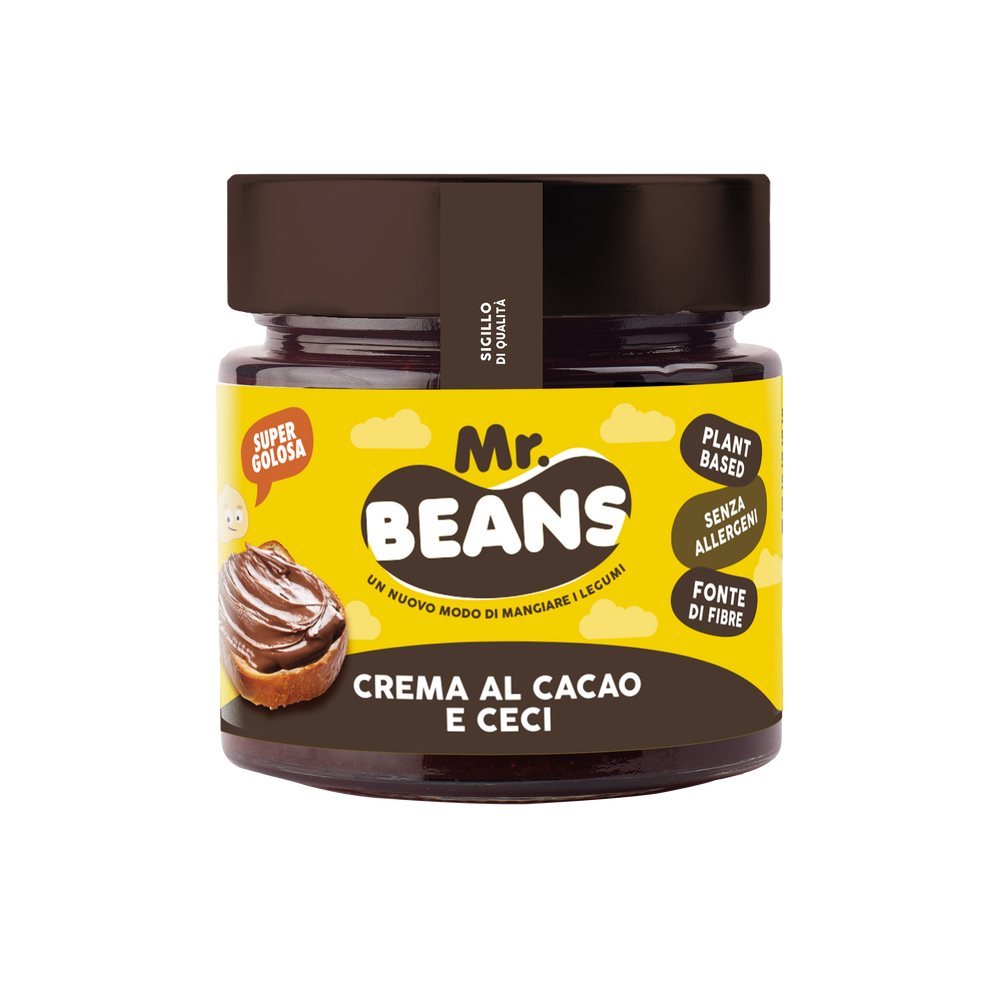 Mr.Beans Crema Spalmabile di Cacao e ceci