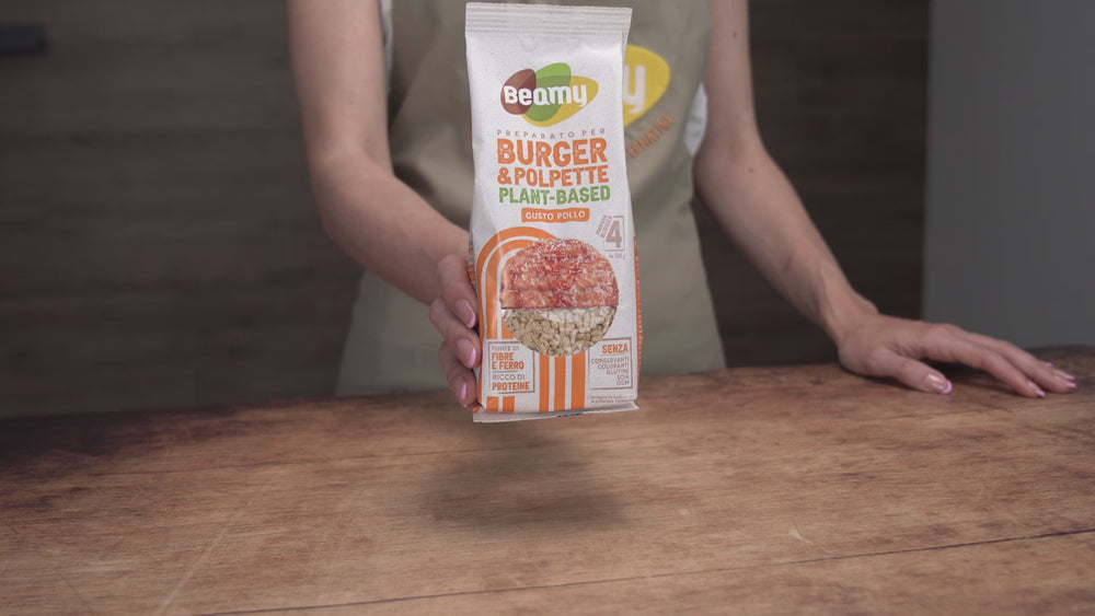 
            
                Carica e riproduci video nel visualizzatore Galleria, BEAMY - Preparato per Burger e Polpette Plant-based  - Gusto Pollo
            
        