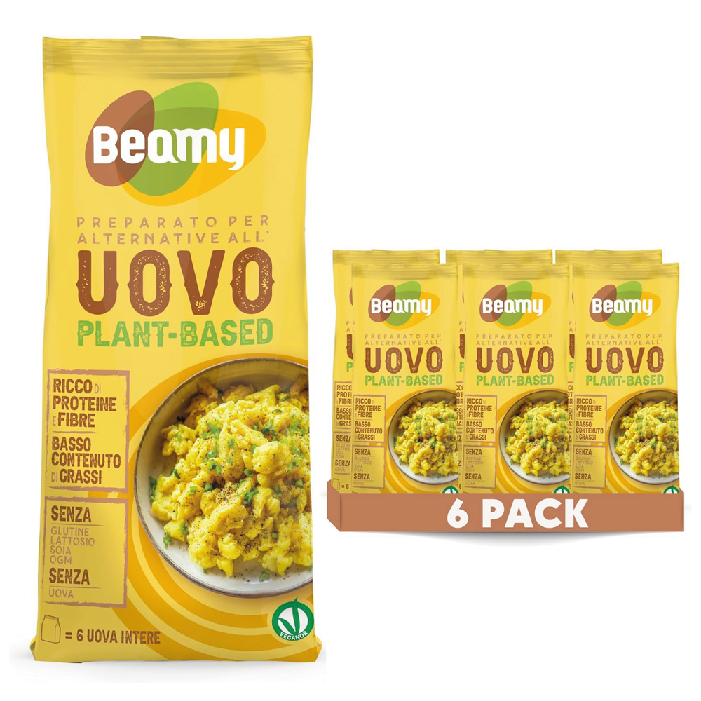 Beamy, Preparato Plant-Based per Alternative all'Uovo,  6x60 g